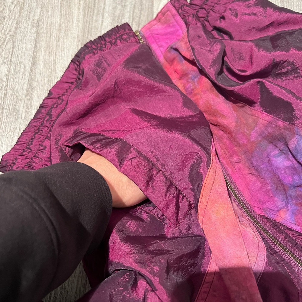 Vintage Beyond Performance metallic maroon windbreaker - Picture 17 of 17